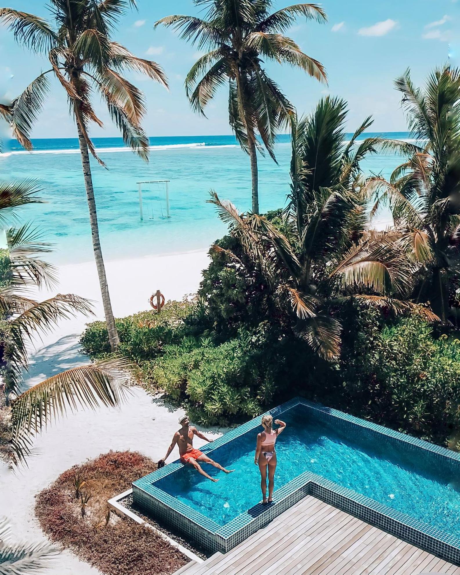 Radisson Blu Resort Maldives With 50 Percent Off On Sea Plane Round Trip 03 Nights & Above Fenfushi المظهر الخارجي الصورة The beach at the resort